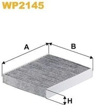 Produktbild von WIX FILTERS WP2145 Innenraumfilter Pollenfilter für SUZUKI VITARA (LY)