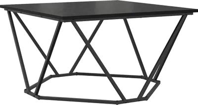 Produktbild von "WINTER SALE"Couchtisch - Wohnzimmer Tisch modern - Schwarz Eichen-Optik 80 x 80 x 45 cm - Kaffeetisch NEU4973757
