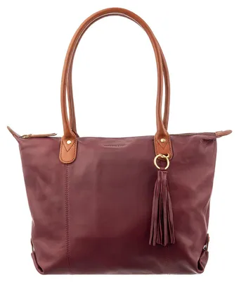 Produktbild von Harbour 2nd VM.15109 Totebag style vm Lucia L Leder Tasche Damen Shopper bordeaux