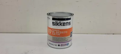 Produktbild von Sikkens Rubbol BL Rezisto satin weiss 1 Liter Holzlack Metalllack