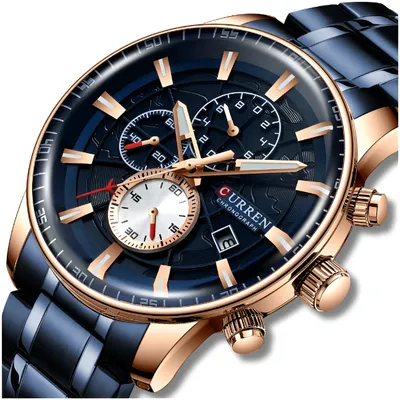 Obrázek produktu pro Pánské Hodinky Curren Classic Elegant Chronograph Date Watch 5 Barev