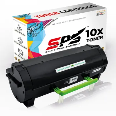Produktbild von 10x Toner 502 50F2000 Schwarz Kompatibel für Lexmark MS310D Drucker