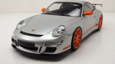 Image de Minichamps 155062120 Porsche 911 GT3 RS 2007 argent 1:18
