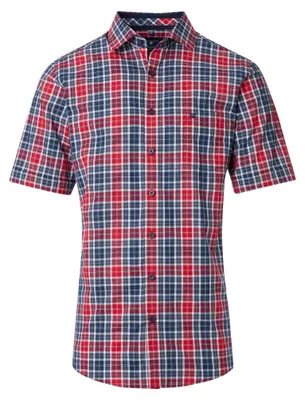 Produktbild von Redmond - Modern Fit - Herren Freizeithemd (251025999), Größe:6XL, Farbe:Rot(50)