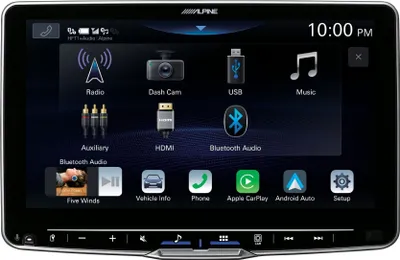 Immagine prodotto di Alpine iLX-F905D | autoradio con touchscreen da 9 pollici, DAB+, alloggiamento per installazione a 1 DIN, supporto Apple CarPlay Wireless e Android Auto