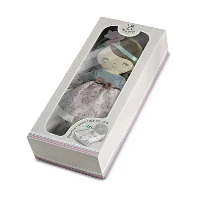 Obrázok produktu pre DeCuevas 20045 Plyšová bábika PROVENZA - 36 cm s kolískou