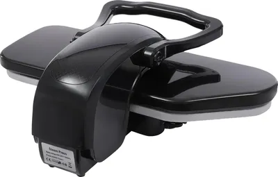 Produktbild von Dampfbügelpresse für Kleidung, 5 Stoffmodi, Touch-Bedienfeld, 2200W, 1L Wassertank, schwarz