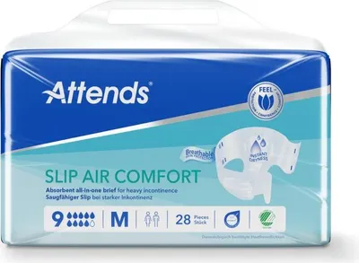 Image de Attends Slip Air Comfort 9 Medium - 4 paquets de 28 protections