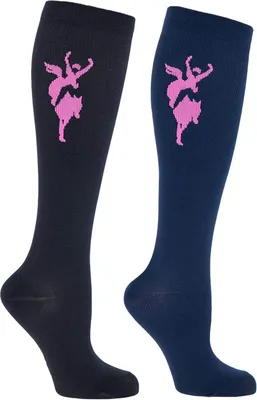 Produktbild von Covalliero Kompressions-Reitstrumpf Janne 2er Pack Reitsocken 34-36