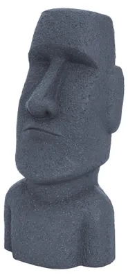Productafbeelding van Moai tuinbeeld, Rapa Nui hoofd, 53,5 cm, polyresin, weerbestendig, geschikt voor buiten