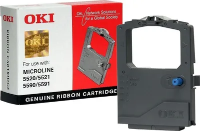 Produktbild von OKI Systems Kassette 09002315 Farbband schwarz Textil ML 520/521