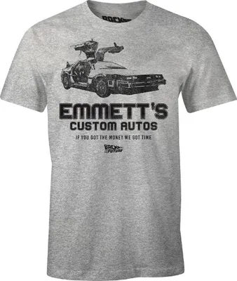 Produktbild von Zurück in die Zukunft T-Shirt Emmett's Custom Autos Back To The Future