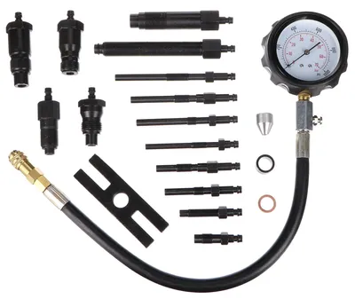 Produktbild von Satz zur Kompressionsprüfung von Dieselmotoren MECHANIC ENGINE TESTER 19, 0-70 bar, 19-tlg.
