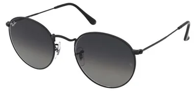 Zdjęcie produktu dla Ray-Ban ROUND FLAT LENSES, Dorosły, Uni , Okrągły, Czarny, Soczewki niespolaryzowane, Metal