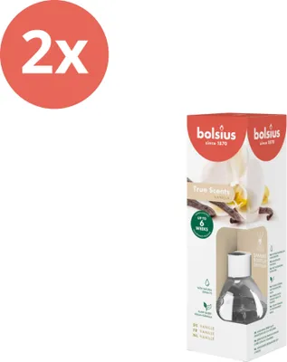 Obrázok produktu pre Bolsius - True Scents - Vonná tyčinka - 60 ml - Vanilka - ekonomické balenie - 2 kusy