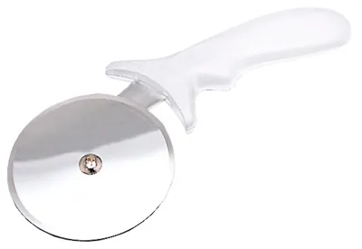 Produktbild von Pizzaschneider, Wiegemesser, Edelstahl, mit Aufhängeloch, Ø 10 cm