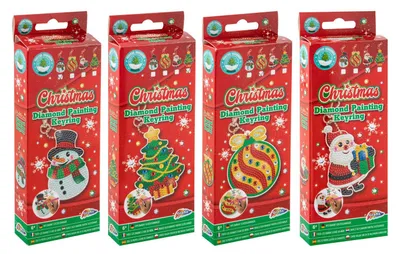 Produktbild von Weihnachtlicher Schlüsselanhänger zum Selbermachen – DIY-Bastelset