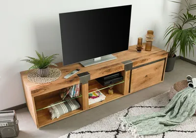 Produktbild von MASSIVMOEBEL24 TV-Board Wild-/Zerreiche 200x48x50 natur geölt NEW AMSTERDAM #15