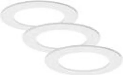 Produktbild von LED Einbauleuchte Badleuchte 3er Set IP44 7W weiß Kunststoff Ø12 cm Briloner