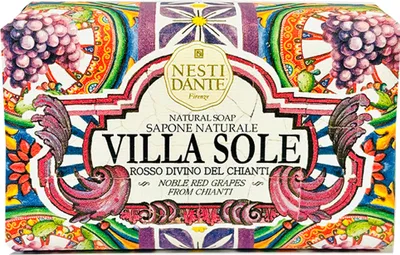 Produktbild von Nesti Dante Villa Sole mýdlo Naturseife Rosso Divino del Chianti 250 g