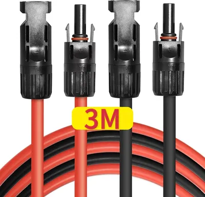Produktbild von 3M Meter Solarkabel 4mm² MPPT PV Kabel Verlängerungskabel Solarmodul