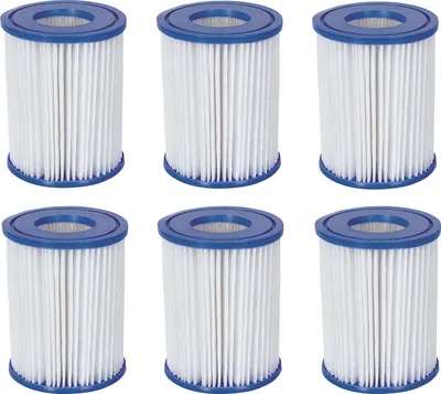 Produktbild von 6x Bestway Filter Filterkartusche Gr.2 für Quick Up Pool Filterpatrone 58094