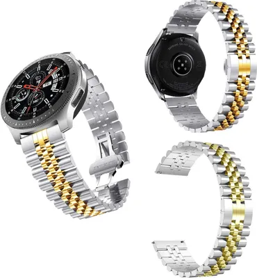 Produktbild von Für Samsung Galaxy Watch FE 6 5 4 Normal Pro Classic alle Größen Armband Edelstahl