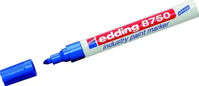 Produktbild von Edding - Paintmarker 8750 Industrie 2-4mm blau | 10 Stück