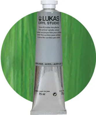 Obrázok produktu pre Lukas Cryl Studio Akrylová farba Permanent Green Light 75 ml 1 ks