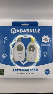 Produktbild von Badabulle B014007 Baby Online Babyphone mit integriertem Nachtlicht und 300m Reichweite