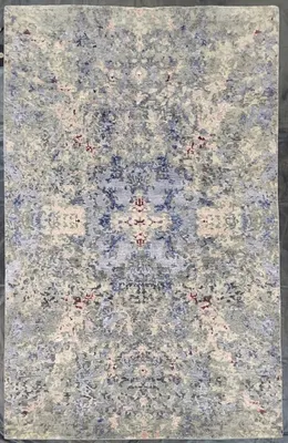 Produktbild von Teppich PRISMA | Farbe: Multi-Blau; Größe: 155x245 cm | strapazierfähig und leicht zu reinigen | Wohnzimmer | Schlafzimmer