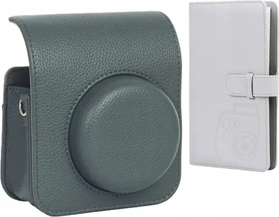 Imagen del producto de Funda, estuche o cubierta para cámara Fujifilm Instax Mini 41+, álbum para 96 fotos / color gris