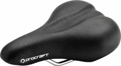 Produktbild von Procraft Sattel Junior Anatomic 212 mm x 145 mm schwarz - ergonomischer Kinde...
