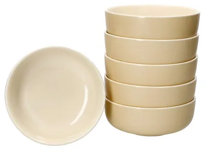 Produktbild von Ritzenhoff 6x Jasper Schale Ø14,5cm Vanille 360ml Steingut 6 Pers.