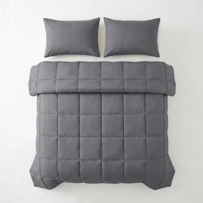 Obrázek produktu pro Přikrývka Primaviera Deluxe, materiál: perkal, barva: antracit, rozměry: 240 x 220 cm