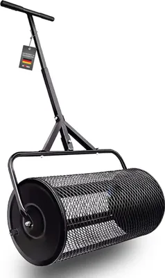 Produktbild von Grafner Kompoststreuer, Breite 60cm, 68L Volumen, Rasenstreuer, mit seitlichen Verschlüssen Dünger, Saat, Torf, RasenGartenstreuer Düngerstreuer