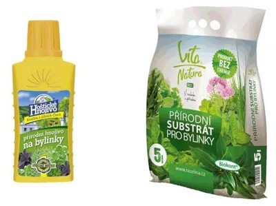 Obrázek produktu pro Rosteto Set substrát a hnojivo na bylinky, S