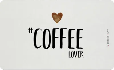 Produktbild von PPD Coffee Lover Tray D@H, Frühstücksbrettchen, Brettchen, Frühstück, Resopal, 14.3 x 23.3 cm, 661338