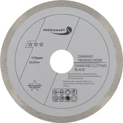 Immagine prodotto di PRODIAMANT Disco diamantato per piastrelle 115 mm