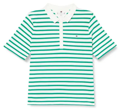 Produktbild von Tommy Hilfiger Damen Poloshirt Kurzarm 1985 Pique Regular Fit, Mehrfarbig (Breto
