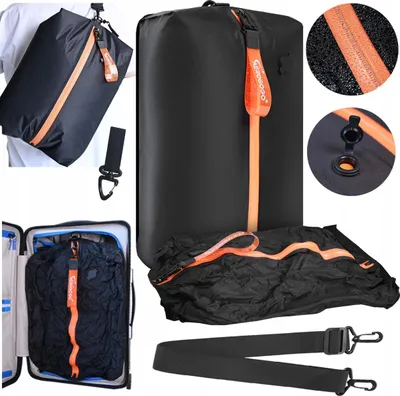 Zdjęcie produktu dla Aerogogo VB0-M, Duży, Czarny, Pomarańczowy, Kemping, Sport, Podróżniczy, 20 l, Nylon, Termoplastyczne elastomery poliuretanowe (TPU), Uni