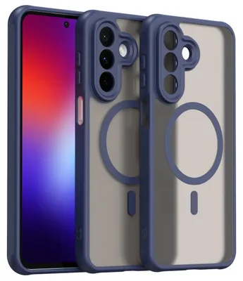 Produktbild von MagSafe Magnet Handyhülle für Samsung Galaxy A27 5G Kameraschutz Matt Blau