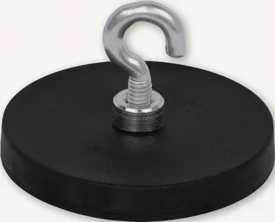 Obrázok produktu pre EICHNER 9218-05184 EICHNER Magnethaken schwarz, Metall Ø 4,3 x 6,0 cm, 5 St.