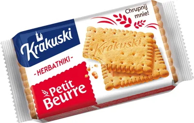 Zdjęcie produktu dla Krakuski herbatniki Petit Beurre 50 g