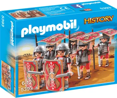 Produktbild von PLAYMOBIL Römer und Ägypter Legionäre, Spielset mit Spielzeugfiguren, mehrfarbig, 5393 PLAYMOBIL