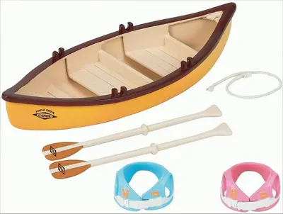 Produktbild von Sylvanian Families Kanu-Set, Kanufahren, Kanufahrt, Kanu, Boot, Schwimmweste, 5047