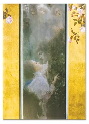 Produktbild von Giallobus - Liebe - Gustav Klimt - 50L x 70W cm - Bild - Acrylglas