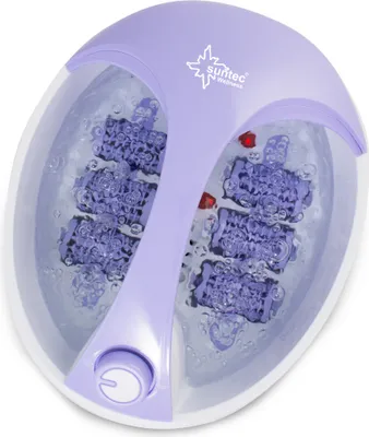 Produktbild von SUNTEC elektrisches Massage Fußbad | Fußmassagegerät mit Vibration, Massage Rollen und Infrarot | Fuß Wanne mit Aufheiz + Wärmefunktion zur Entspannung der Füße | FMA-8663 comfort pro