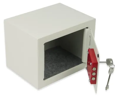 Produktbild von Mini-Safe für Geld und Dokumente, schlüsselbetätigt HDWR SecureBox-10