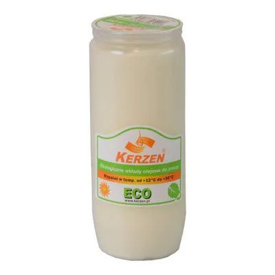 Obrázek produktu pro Svíčka hřbitovní náhradní 15cm 350g (hoří 5dní) parafínová Bílá